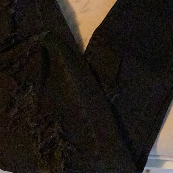 Aeropostale distressed black Mom Jeans - Picture 3 of 6